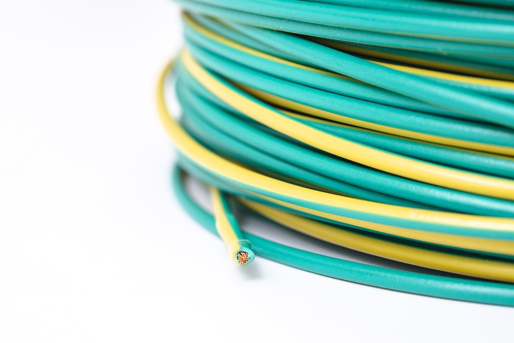 Cable Unipolar 4mm Argenplas Verde Amarillo