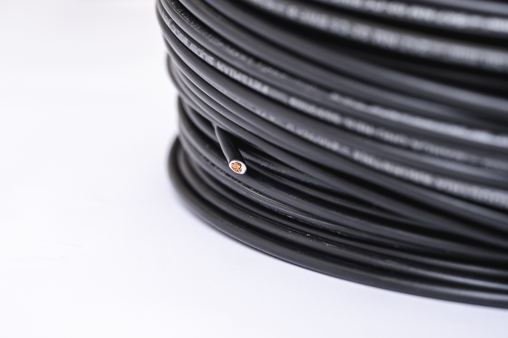 Cable Unipolar 10 mm Argenplas Negro