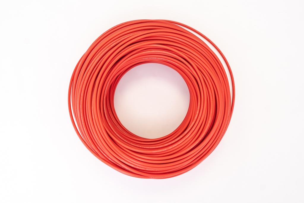 Cable Unipolar 4 mm Argenplas Rojo