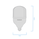 BULBON ALTA POTENCIA MACROLED 30W E27 AC180-240V FRIO 6500K