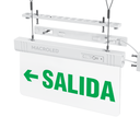 CARTEL DE SALIDA DE EMERGENCIA LUMINOSO (SALIDA IZQUIERDA)
