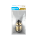 PORTALÁMPARA ALUMINIO E27 JERSEY BRONCE