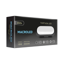 TORTUGA MACROLED OVAL MARCO NEGRO 18W - IP54 - AC100-265V - FP:0,9 - 1620 lm - BLANCO CALIDO