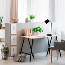 TROMSO - LÁMPARA DE MESA / ESCRITORIO E27 NEGRO