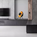 SITGES - LÁMPARA DE MESA / ESCRITORIO E27 NEGRO