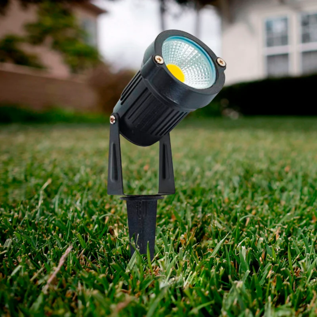 MILLENNIAL JAB - ARTEFACTO ALUMINIO CON JABALINA LISO LED 7W LUZ VERDE