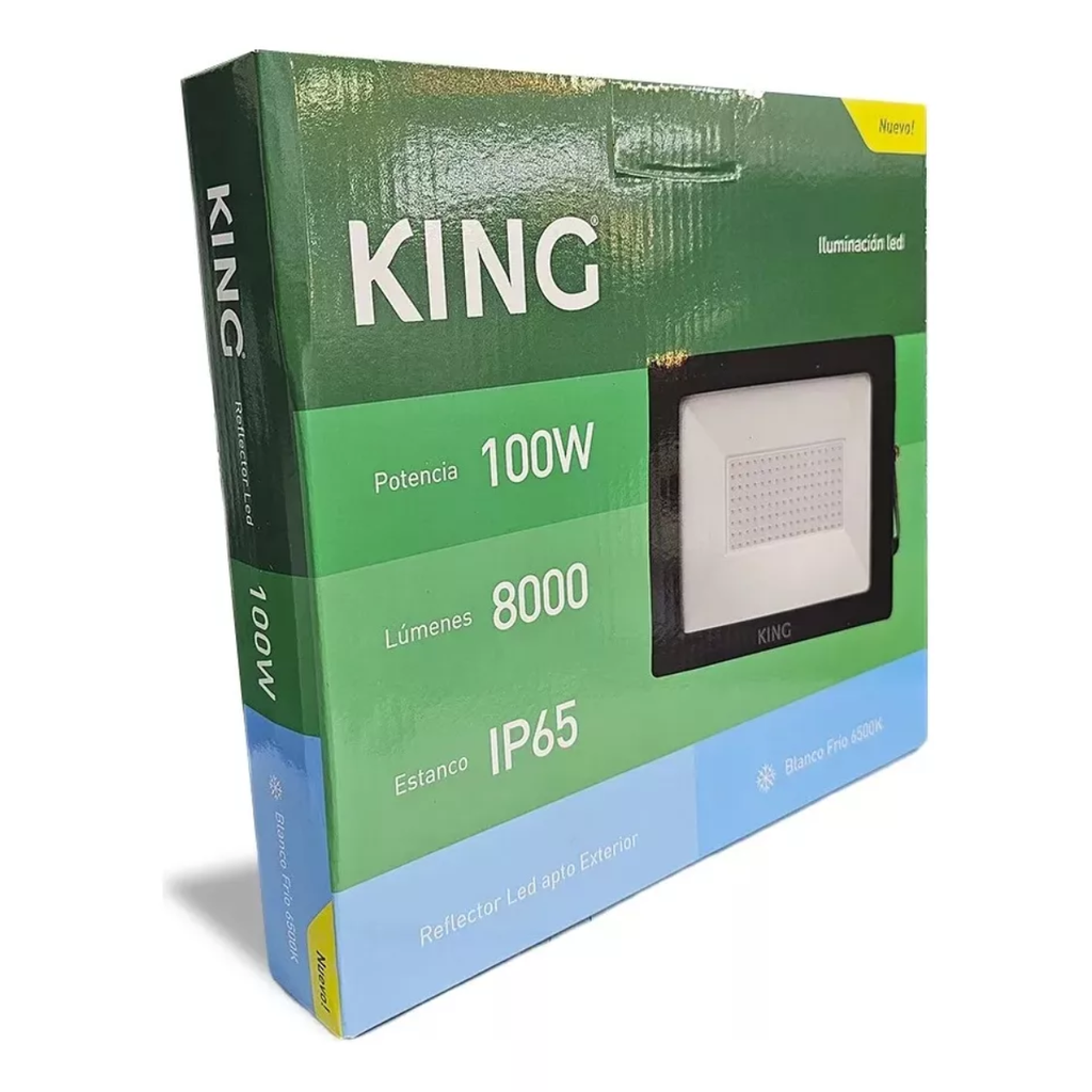 REFLECTOR LED KING 100W AC200-260V FP 0.9 800LM FRIO 6500K