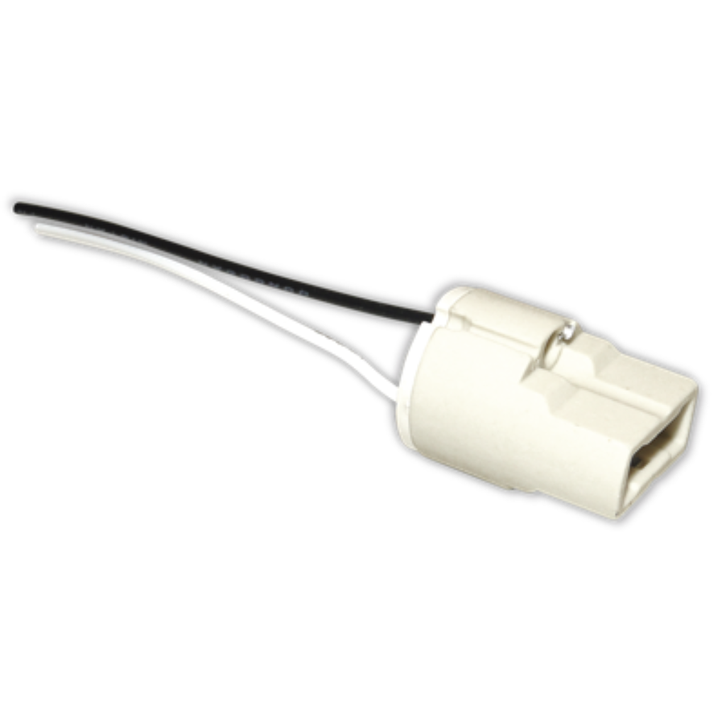 ACCESORIO PARA LAMPARA TBCIN ZOCALO G9 CERAMICO CON CABLE SILICONADO