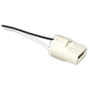 ACCESORIO PARA LAMPARA TBCIN ZOCALO G9 CERAMICO CON CABLE SILICONADO