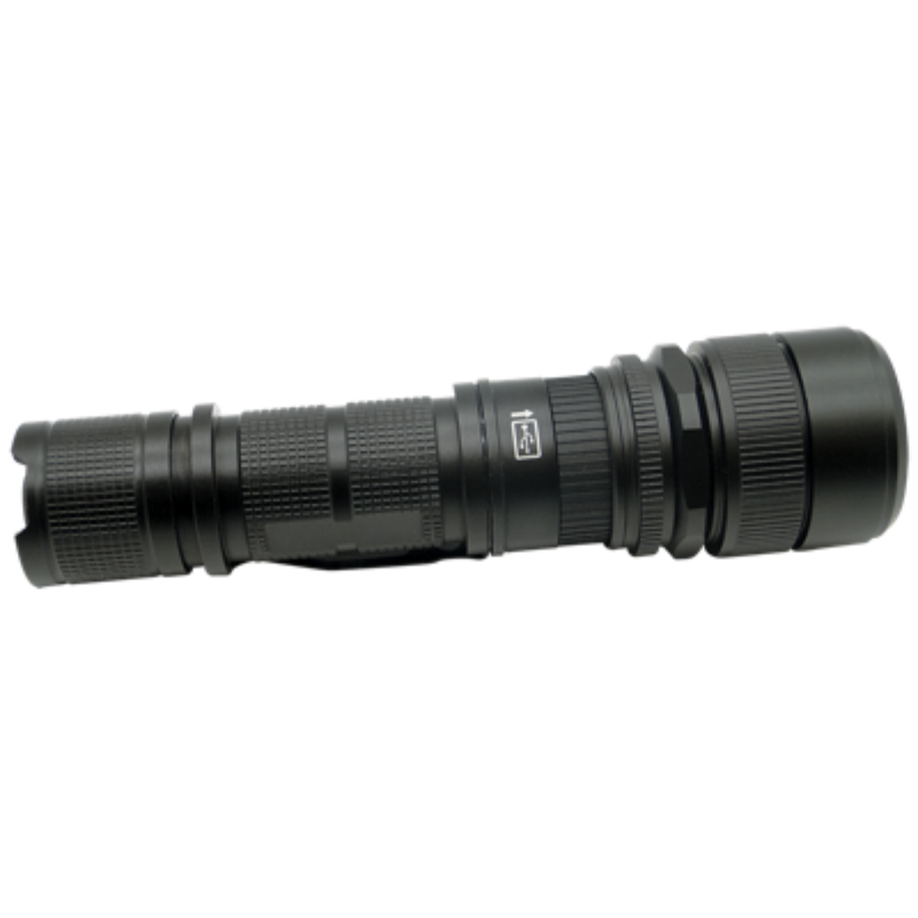 LINTERNA LED RECARGABLE TBCIN TACTICA CON BATERIA DE LITIO 10W