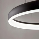 Iluminación Interior suspendidos VK GERS 40W negro 2200 D 600 x H70mm