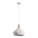 Luminaria colgante triangular - blanca