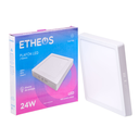 Plafon Ext Cuadrado leds 24W Frio 1800Lm 6000