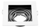 ARTEFACTO MACROLED EMBUTIR X1 DICRO MARCO BLANCO