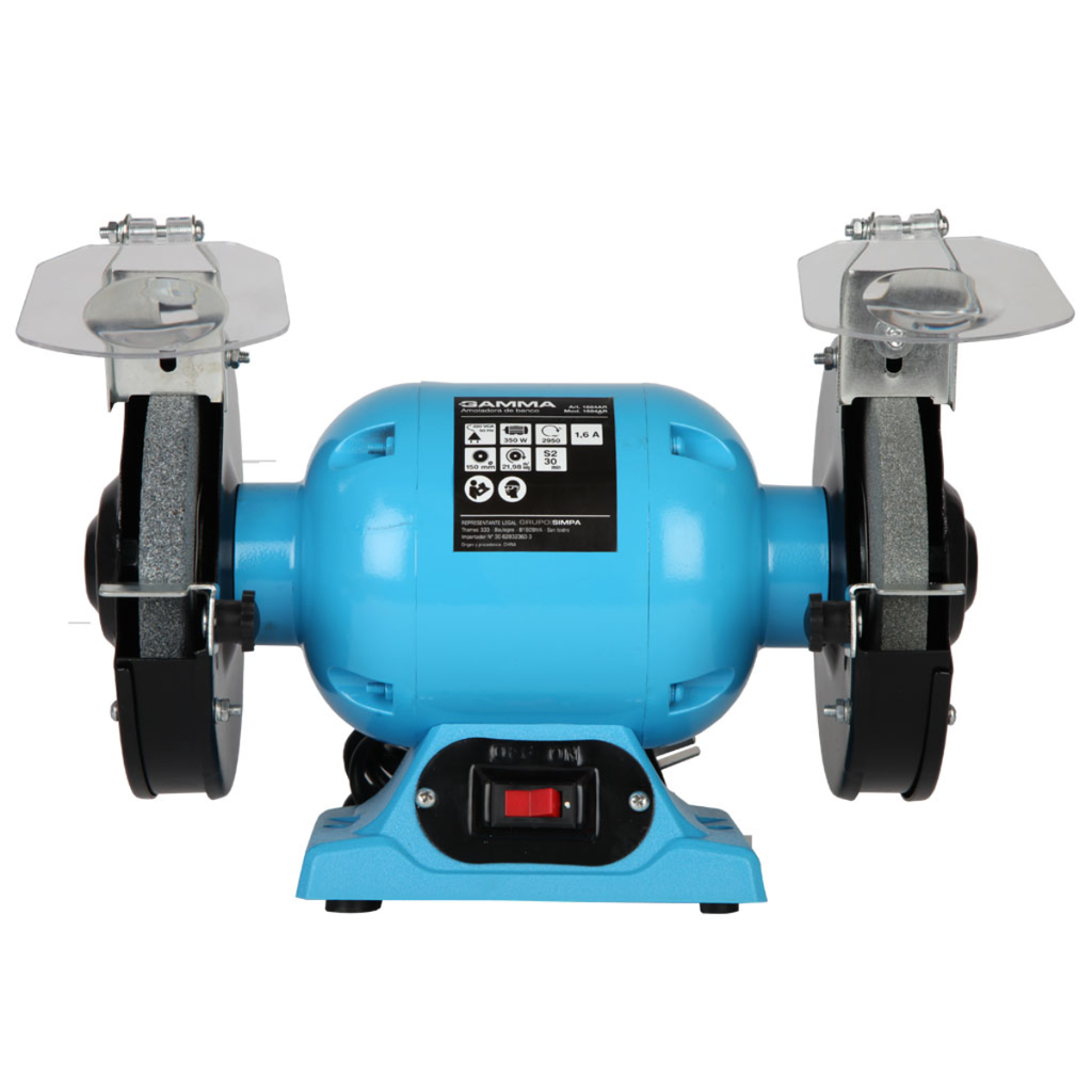 Amoladora  350 W | Piedras 6” | 2800 r.p.m. | Con patas amortiguadoras