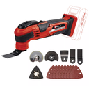 Herramienta Multiuso.VARRITO. Bateria Compatible con Power X-Change  -18V - Velocidad: 11000/20000 min-1 - angulo de oscilacion 3.2 - tamañode papel abrasivo 93 x 93 x 93 mm. Equipo sin bateria ni cargador