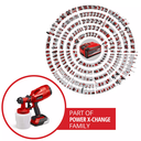 TC-SY 18/60 Li sola- Pistola de pintar inalámbrica 18V. Capacidad del tanque 800ml - Salida de aire ajustable a posición vertical y horizontal - Batería compatible con Power x-Change. Equipo sin batería ni cargador.