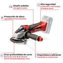 TE-AG 18 Li Solo Amoladora Angular Inalámbirca