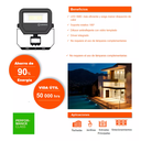 LEDVANCE FLOODLIGHT PFM 20W/850 BK SENSOR