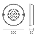 ILUMINACIÓN LED NEO RGB SMD PVC INYECTADO -0,85 AMPER - 200 mm DIÁMETRO - 35 mm ALTURA