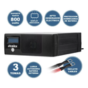 UPS / Inversor - 800VA - Para Batería Externa - Autonomía expandida 2 / 10 / 15 Horas según batería - Display Multifunción - Función DC Start - Apto Grupo Electróg,