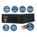 UPS / Inversor - 1800VA - Para Batería Externa - Autonomía expandida según batería - Display Multifunción - Función DC Start - Apto Grupo Electrógeno