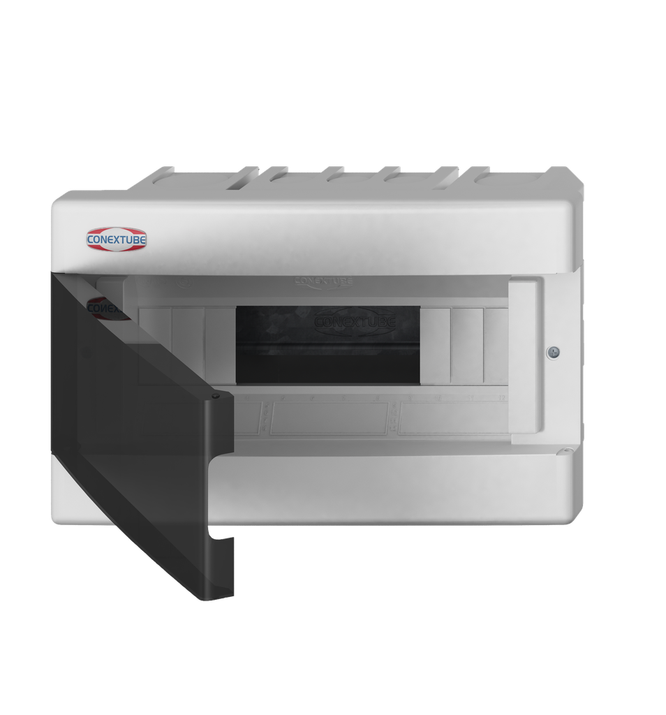 Caja para termicas IP41 Conextube de 12 modulos embutida