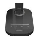 Velador diana negro 7w dimerizable con carga USB Macroled