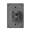 TECLA MILAN BLANCO MACROLED, 2 CANAL, 2 VIAS, AC 250V, 10A MAX. BASTIDOR METALICO