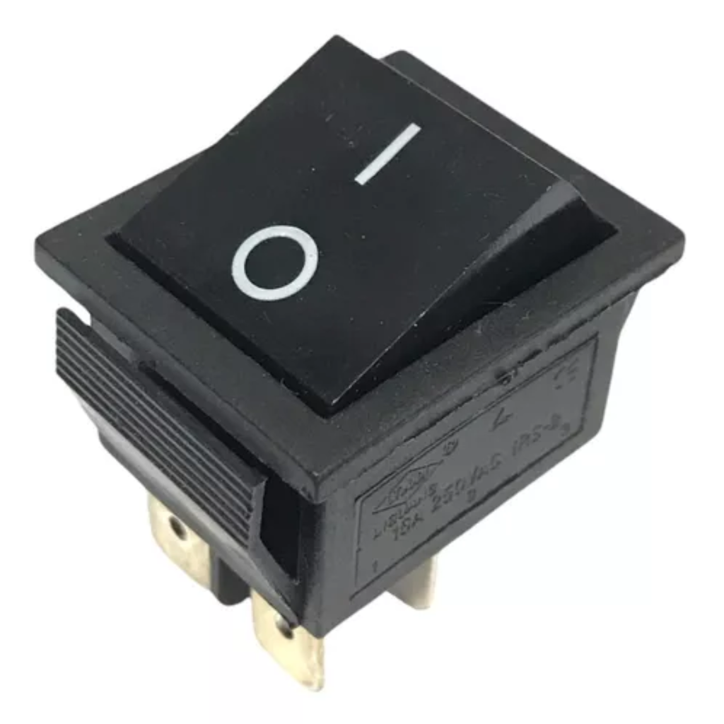 LLAVE TECL 4C16A ON-OF NEGRO