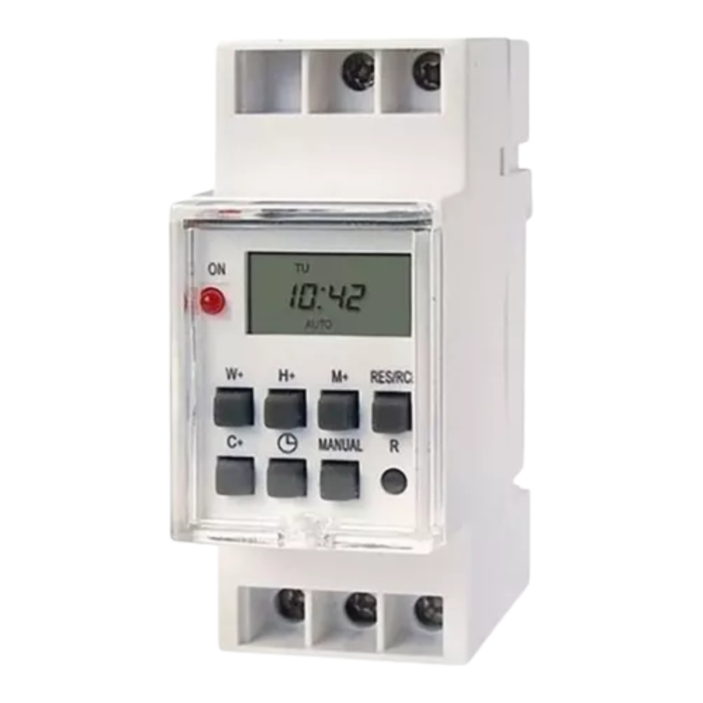 TIMER DIGITAL PROGRAMABLE PARA RIEL DIN ZURICH