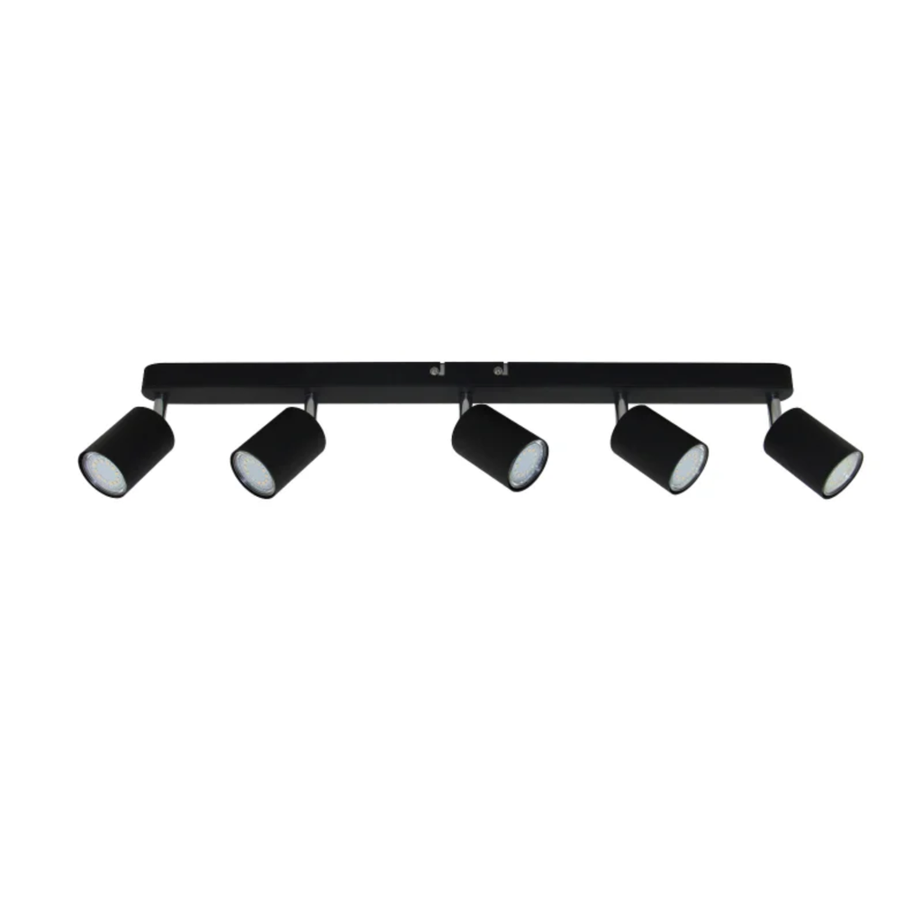 SUR V - APLIQUE 5 LUCES GU10 NEGRO
