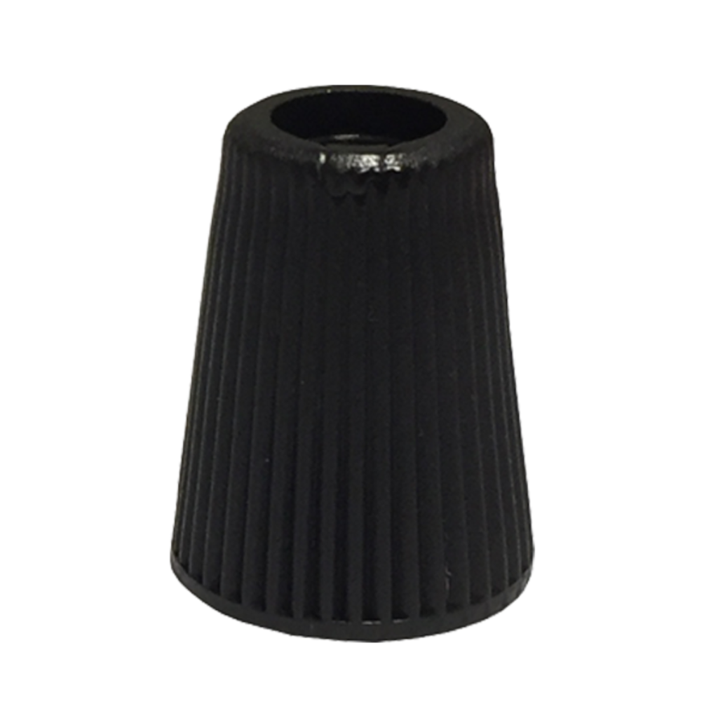 TERMINAL PVC CONICO NEGRO