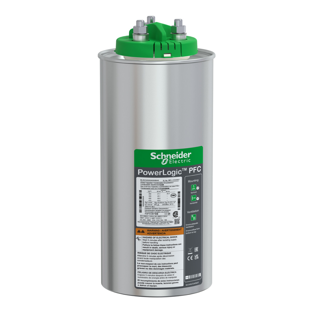 Condensador Can HDY 50/0KVAR 400V