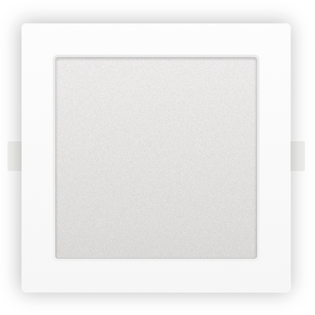 PANEL FLAT CUADRADO KING 12W AC165-265V CALIDO 3000K