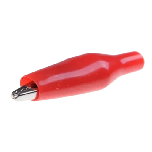 [CHJ00617] CLIP COCODRILO GRANDE ROJO