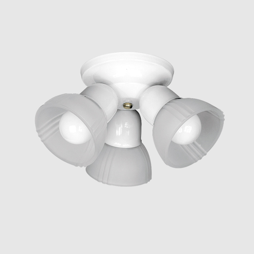 [FERP-352BLA] Plafón de 3 luces "BOCHA" c/tulipa ALBA BLANCO