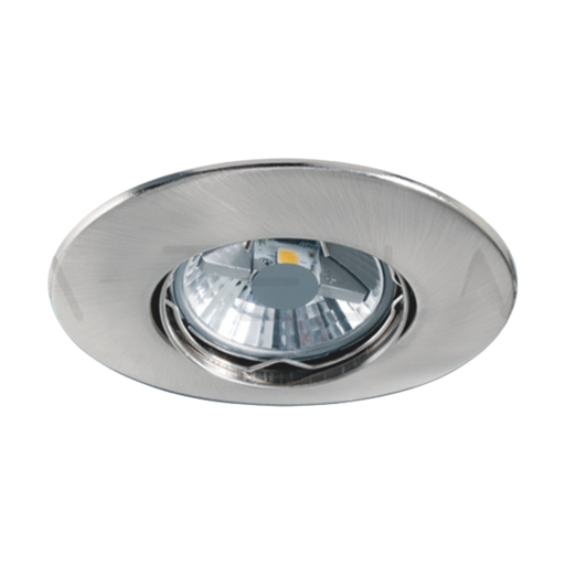 [ART74358 BM] Spot Embutir GEBO II  P/ GU10 con mov. cardánico apto p/ Dicro GU10 - Blanco