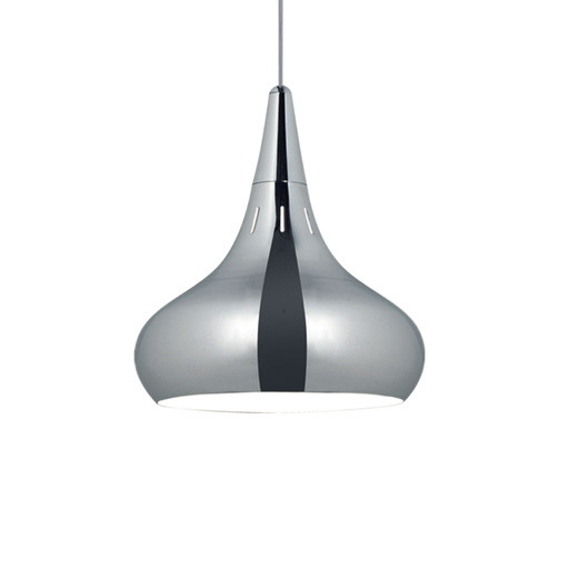 [DABBERNA-M] Colgante de chapa cromo; ø36cm para E27