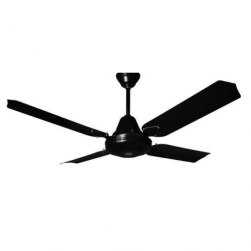 [EMI410 N] Ventilador de techo de cuatro palas metal 1200 mm. (Negro)