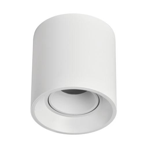 [CORAPRDL-X1-B-PC] ARTEFACTO PLAFON REDONDO DICRO X1 MOVIL PVC BLANCO LISO
