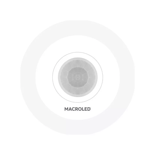 [CORSMTB-360-8M-IP20] SENSOR DE MOV TECHO MACROLED AC220-240V 2000W MAX, 8M DE ALCANCE, 360º
