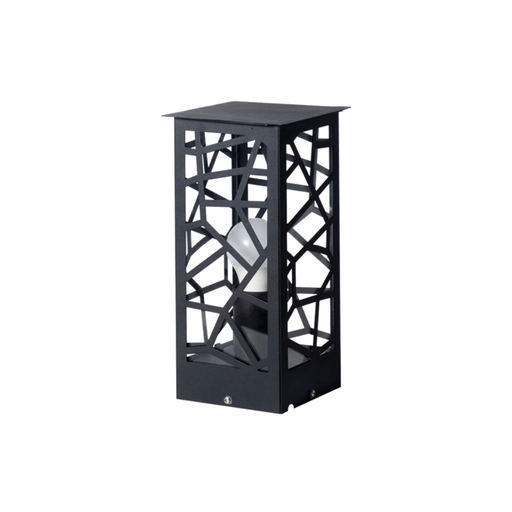 [FERFJ-103/30/NT] Farola"TARRASA"de hierro (H:295xAn:142xProf:142mm)