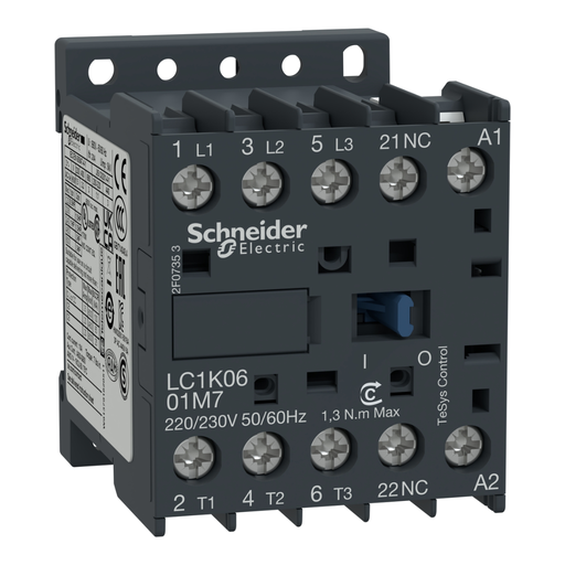 [SCHLC1K0901E7] CONTACTOR K 3P 9A 1NC 48V 50 60HZ