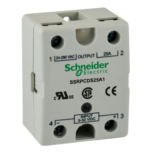 [SCHSSRPP8S25A1] Micropr ZELIO; SSR s-d 90/280Vca24/280Vca 25A
