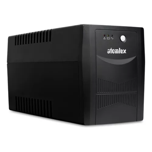 [ATOUPS 2000@] UPS + Filtro de línea + Estabilizador de Tensión 2000VA - 2 Salidas de 220V - Protección para Internet - Apto Grupo Electrógeno
